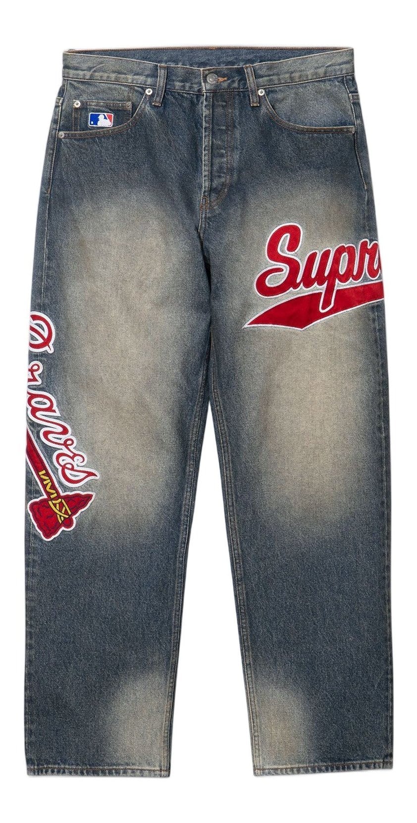 Supreme®/Mitchell & Ness® Atlanta Braves™ Loose Fit Jean